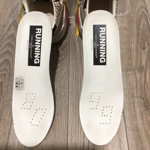 Golden Goose GG Running Shoes sneakers snake distressed - size  40 - Picture 4 of 10